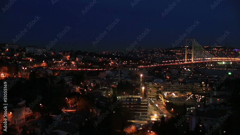 night at Bosporus Bridge istanbul Turkey, pan shoot 50mm f1.2 night at Bosporus Bridge istanbul Turkey, pan shoot 50mm f1.2