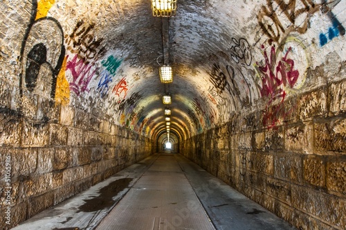 Urban underground tunnel