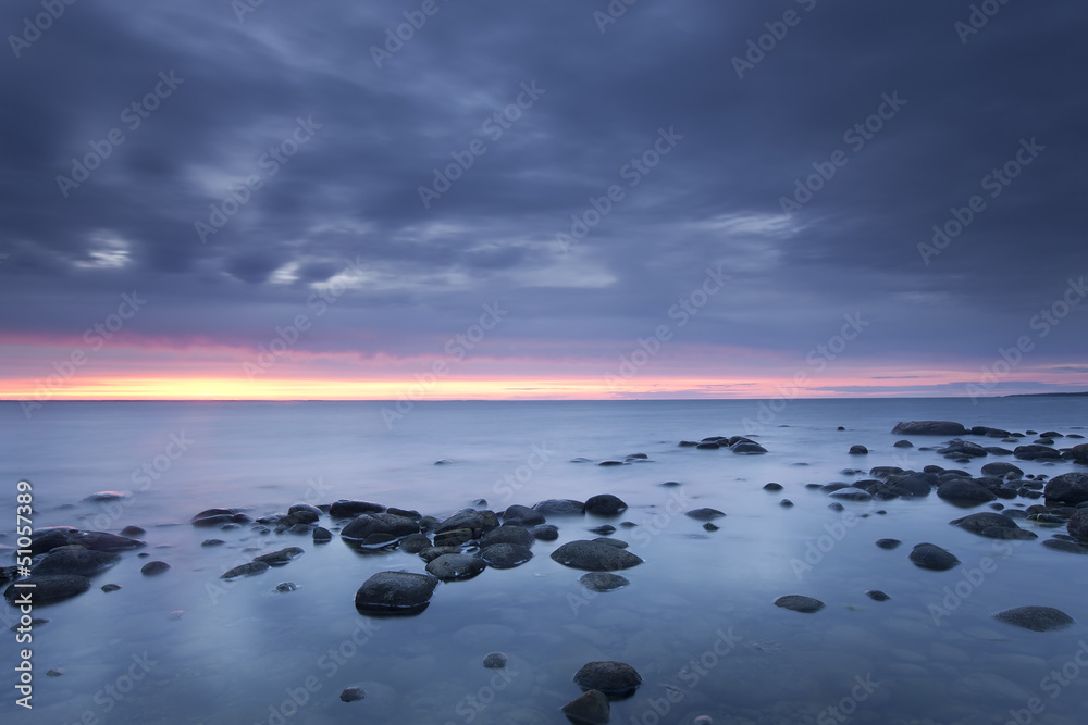 Baltic sea coastline, southern of Sweden