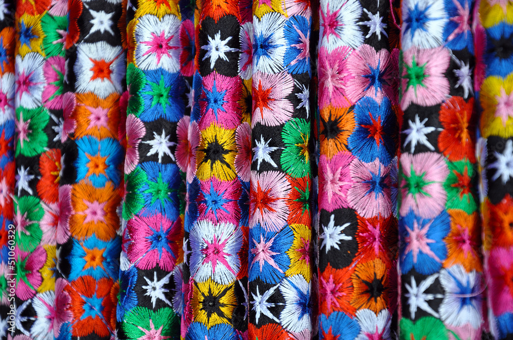 Pattern of Vietnamese silk scarf