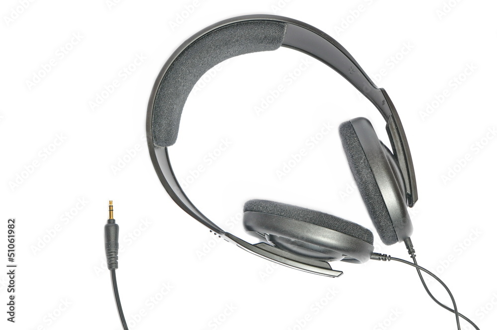 Headphones isolated on white Headphones isolated on white