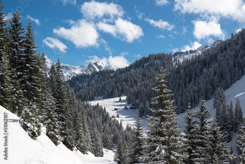 Montafon skiing valley