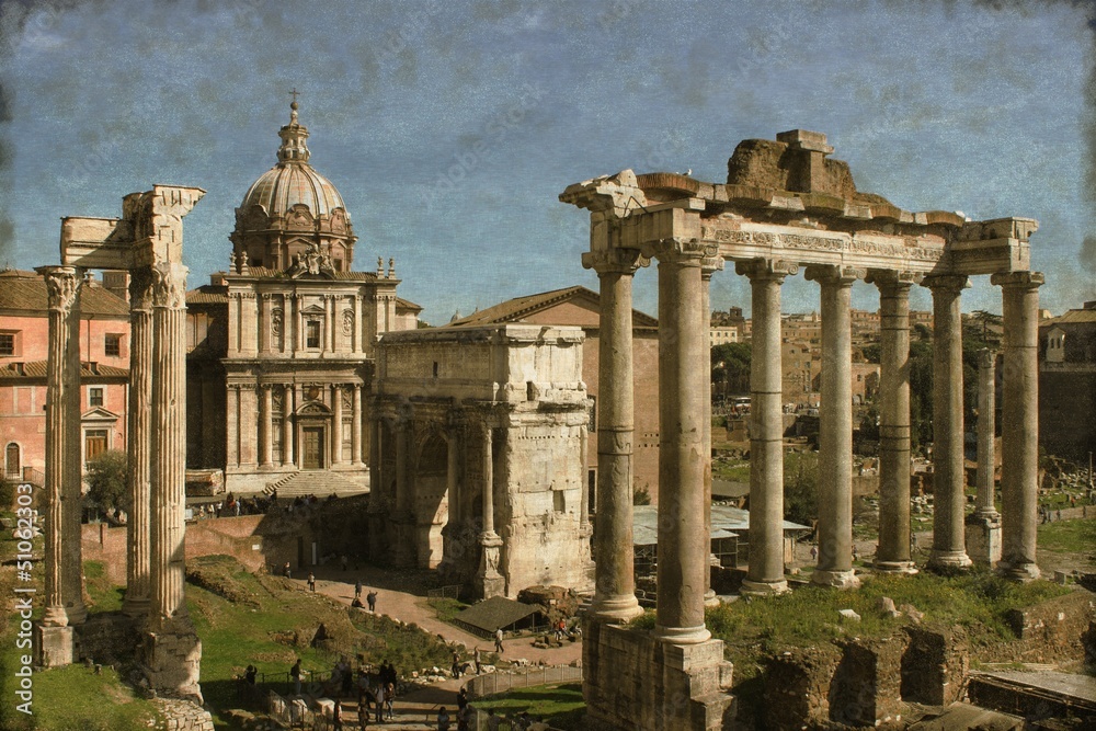 The Roman Forum - Vintage
