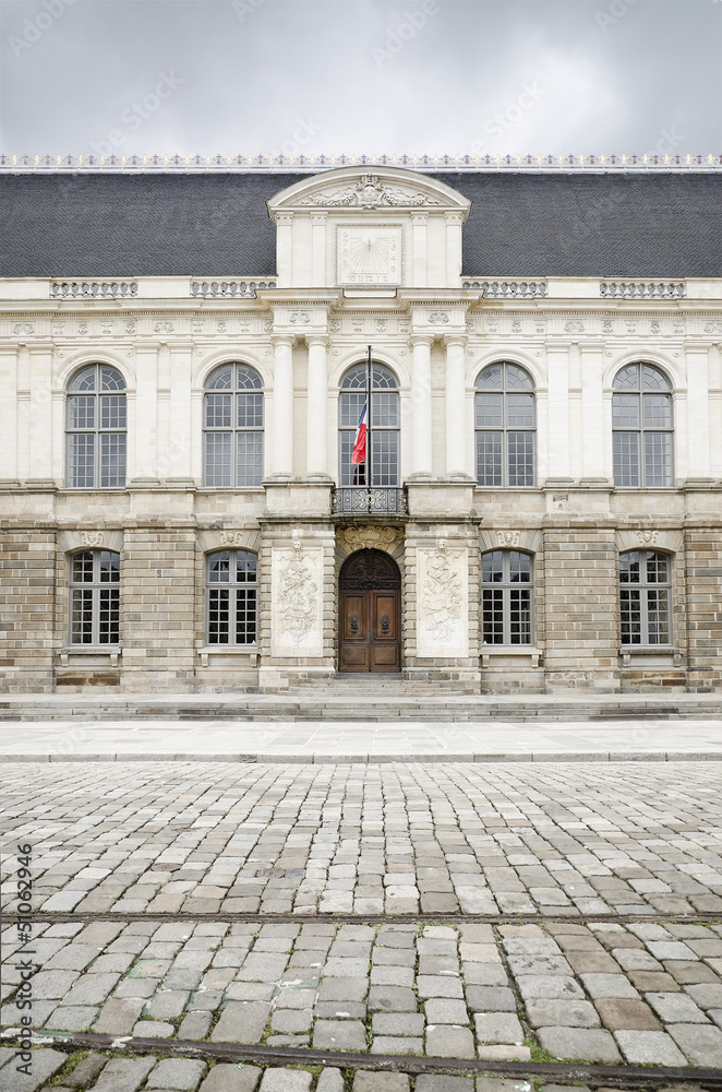 The Regional Parliament Building Of Brittany, Rennes, France