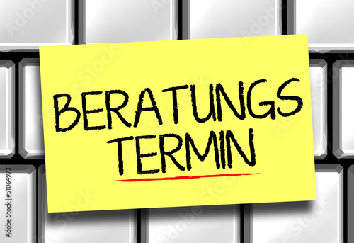 Tableau sur toile Beratungstermin