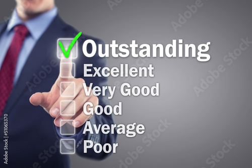 Tableau sur toile Checkbox / Outstanding
