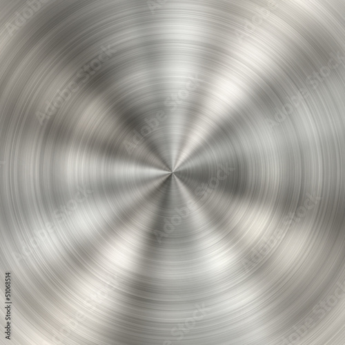 Circular metal brushed texture