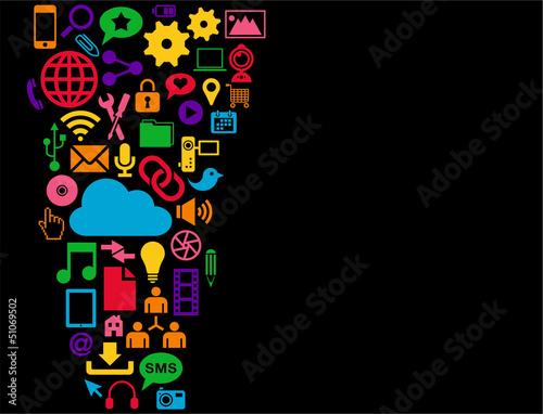 Social Media background