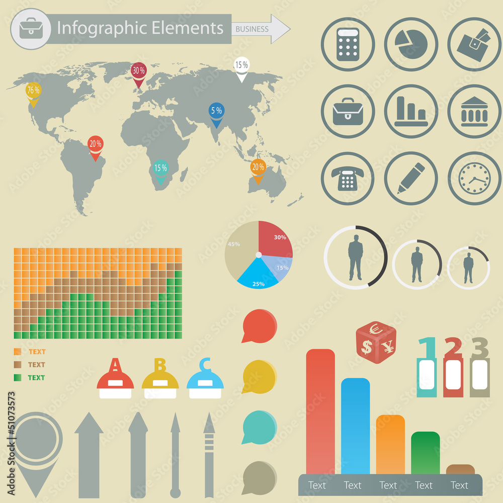 Infographic elements