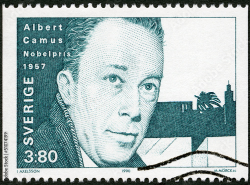 SWEDEN - 1990: shows Albert Camus, Nobel Laureate in Literature photo