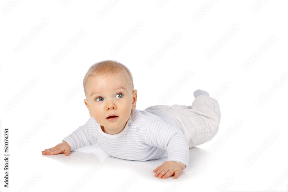 Süßes Baby schaut nach oben - sweet happy baby Süßes Baby schaut nach oben - sweet happy baby