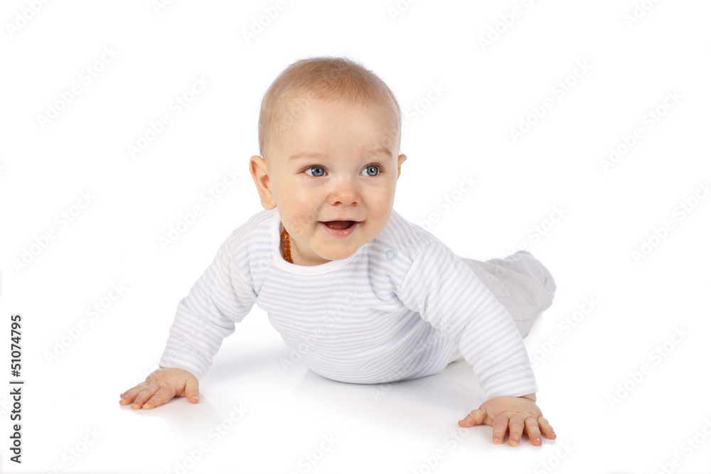 Süßes Baby krabbelt - sweet happy baby Süßes Baby krabbelt - sweet happy baby