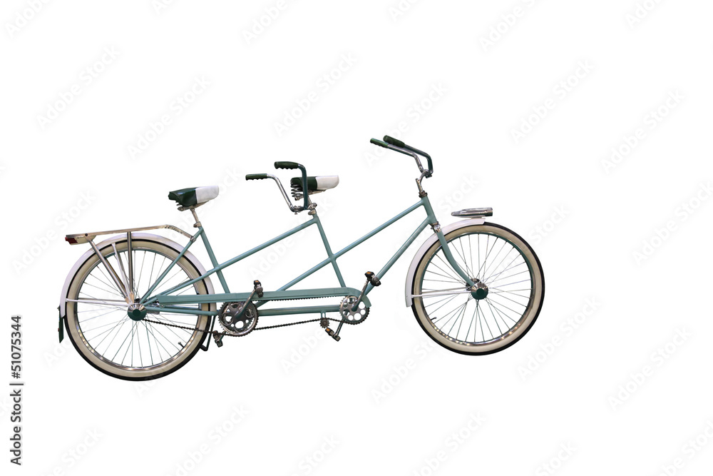 Retro tandem bicycle Retro tandem bicycle