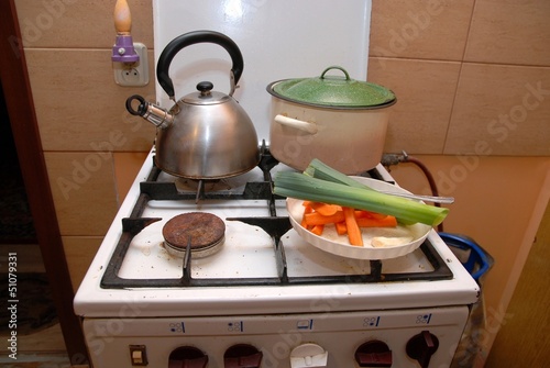 A gas stove photo