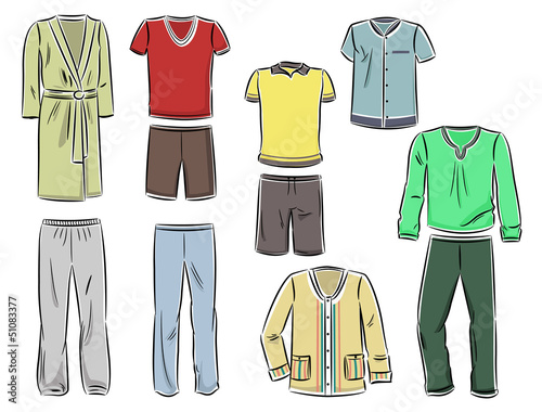 Male  household clothing