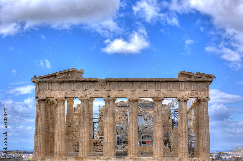Fototapeta premium Parthenon temple on the Athenian Acropolis, Greece