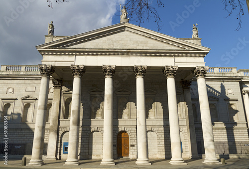 Obraz na płótnie Bank of Ireland w salonie