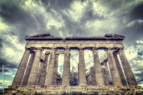 Parthenon temple on the Athenian Acropolis, Greece