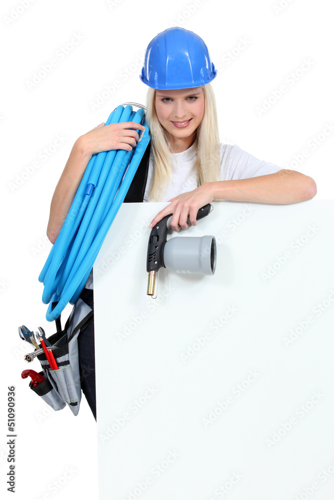 Woman with tools and bellows Woman with tools and bellows