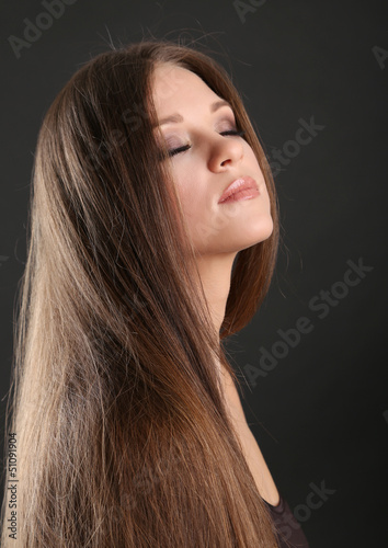 Portrait of beautiful woman...