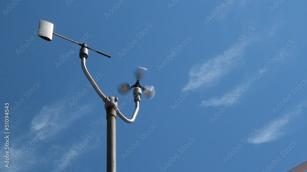Airspeed and wind direction indicator on a ship. Airspeed and wind direction indicator on a ship.