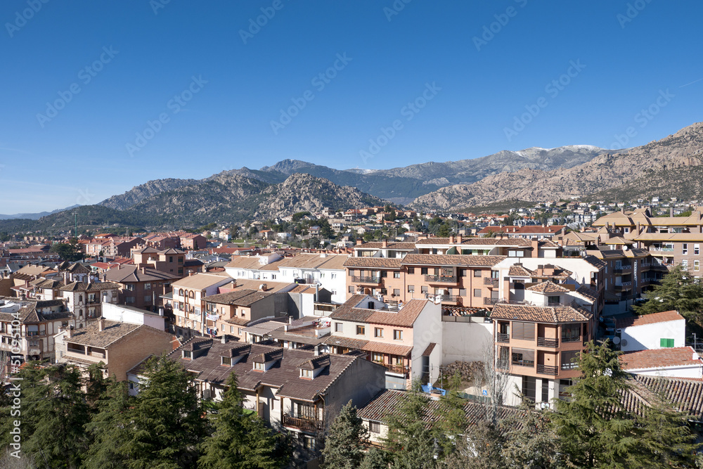 Views of Manzanares el Real, Madrid Province, Spain