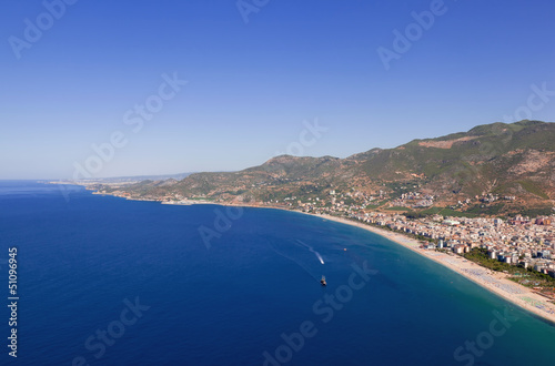Fototapeta Naklejka Na Ścianę i Meble -  Turkey. Alanya cityscape