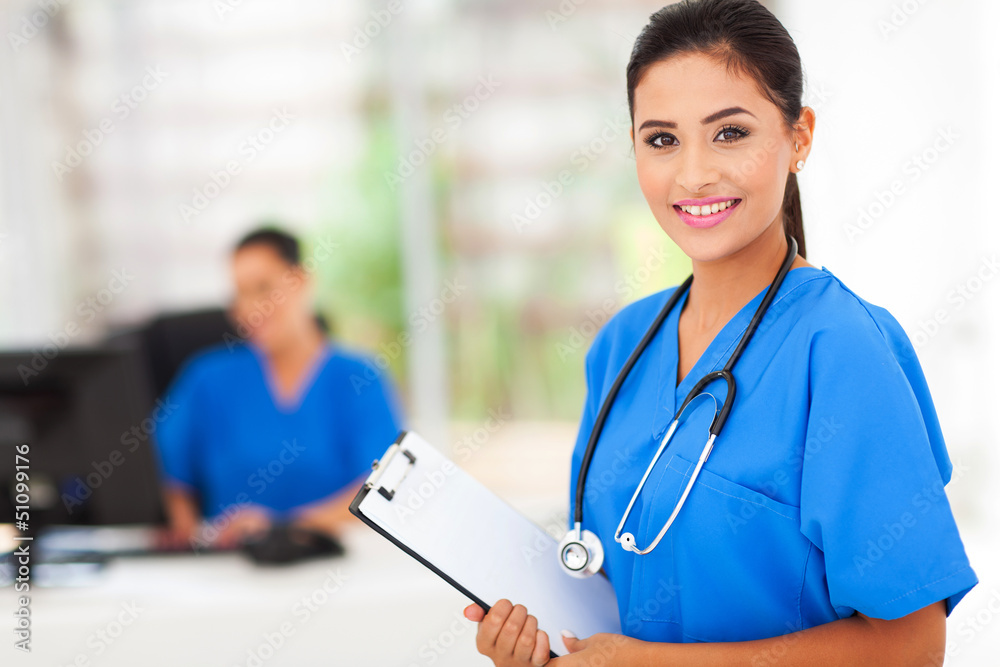 intern nurse holding a clipboard intern nurse holding a clipboard