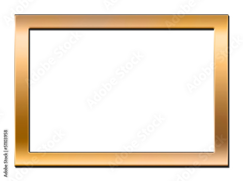 Bilderrahmen, gold, glänzend, Format 2:3, Schatten