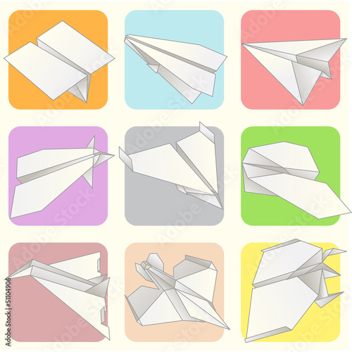 Paper Plane Model Collection Set