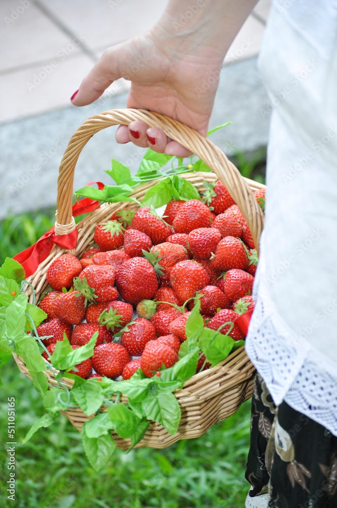 Cesto di fragole Cesto di fragole