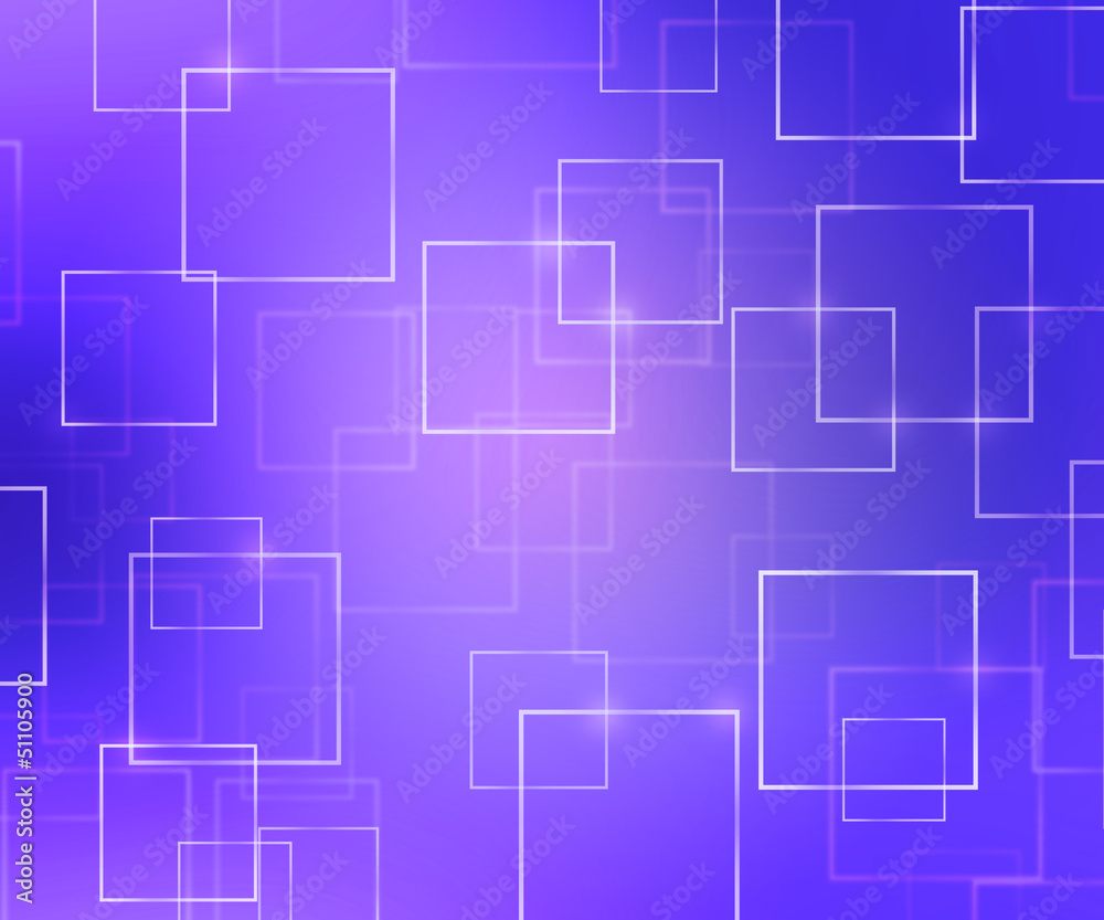 Violet Abstract Squares Background