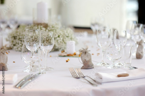Table set for an event party © MNStudio