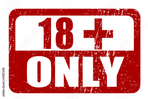 18+ only, button