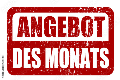ANGEBOT des MONATS, stempel