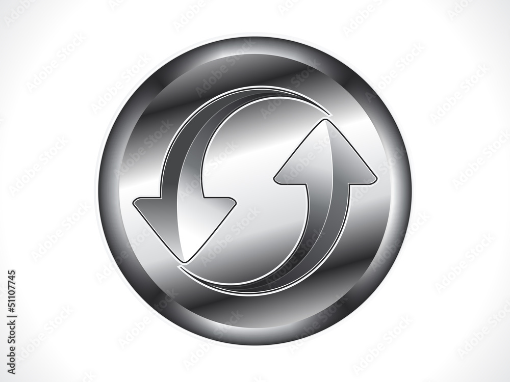 abstract metalic refresh home icon abstract metalic refresh home icon