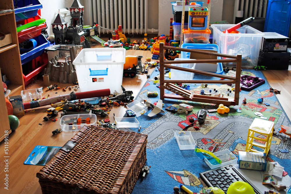 Chaos im Kinderzimmer Stock Photo | Adobe Stock
