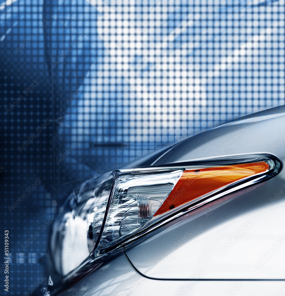Naklejka premium Headlight