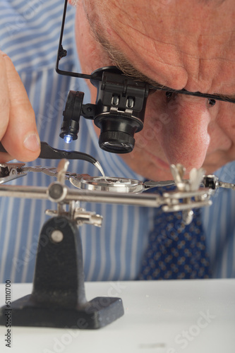 Watchmaker Close-up