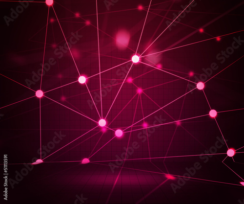 Pink Network Stage Background