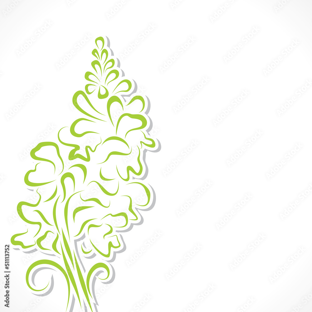 Abstract green flower backgroundstock vector Abstract green flower backgroundstock vector