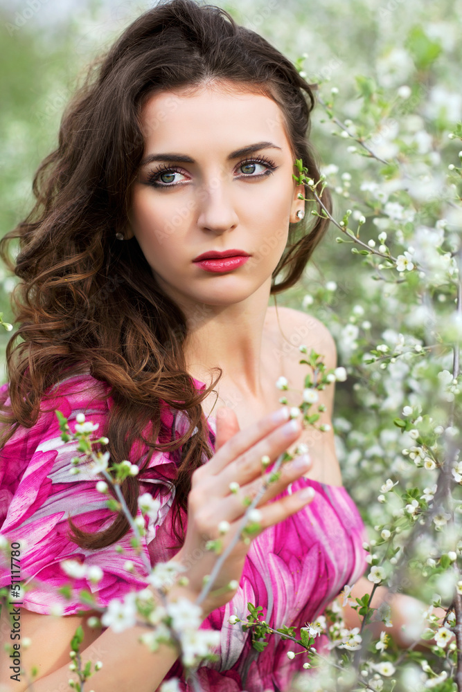 Thoughtful nice brunette Thoughtful nice brunette