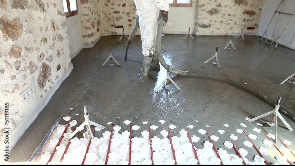 réalisation d'une dalle béton