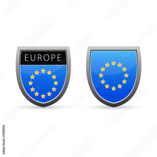 Europe flag emblem