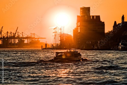 Golden emotions in Hamburg photo