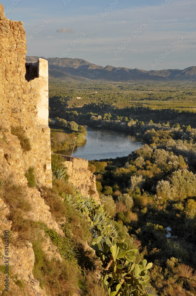 View from Miravet castle (Spain)