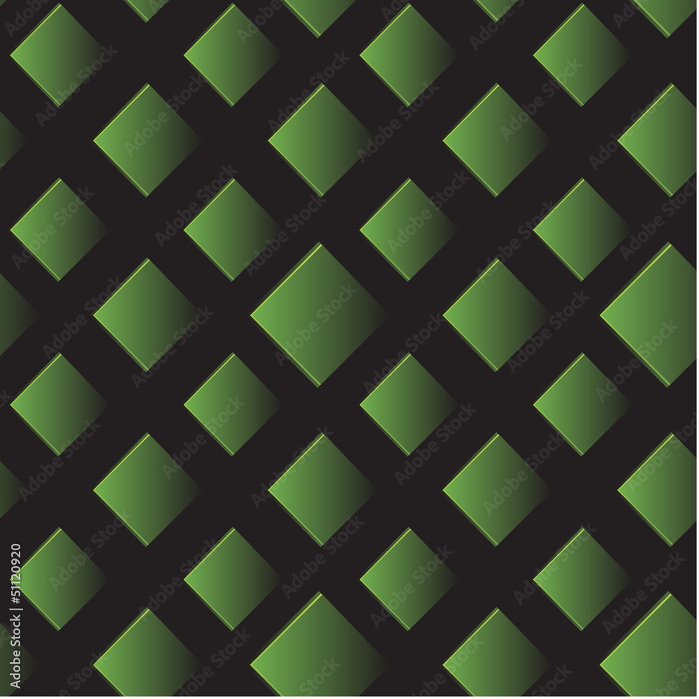 black and green geometrical ornamenr