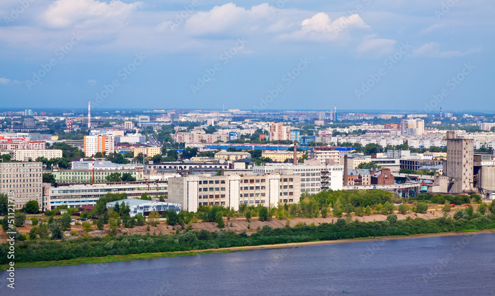   industry district of Nizhny Novgorod. Russia