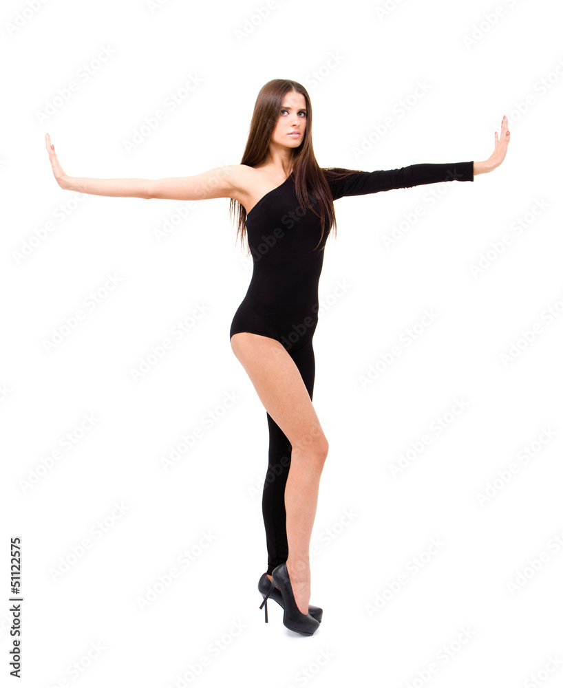 modern style dancer posing modern style dancer posing