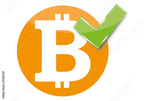Bitcoin sign accepted
